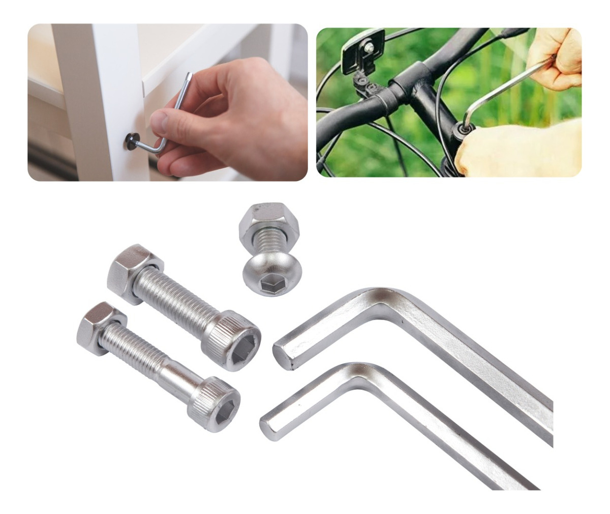 Llaves Allen Truper Juego 30 Piezas Estuche Plástico All-30 Color Cromado - Imagen 8