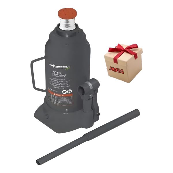Gato Hidraulico Tipo Botella 16 Ton Gladiator Pro K37