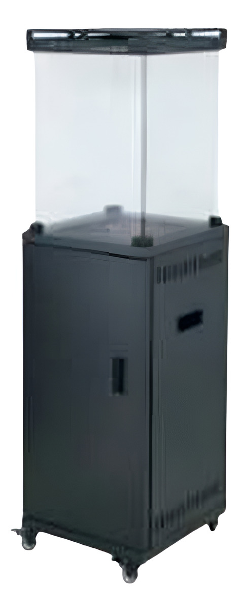 Estufa Supergas Cuadrada Fire Pit Vidrio - Mara