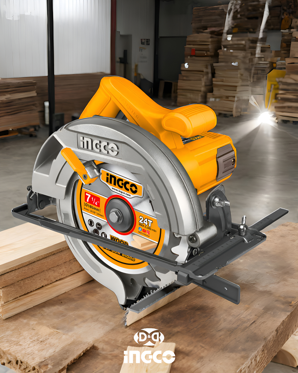 Sierra Circular 7 1/4 1400w Ingco Cs18538 - Imagen 9
