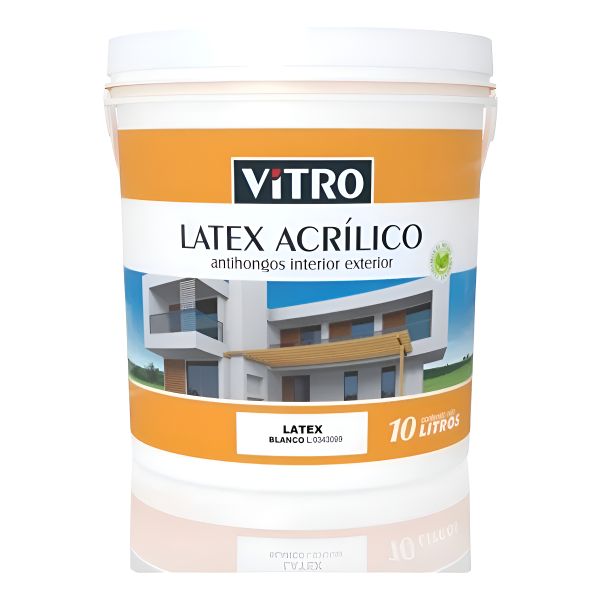 Pintura Antihongos Vitro Latex Acrilico 18l