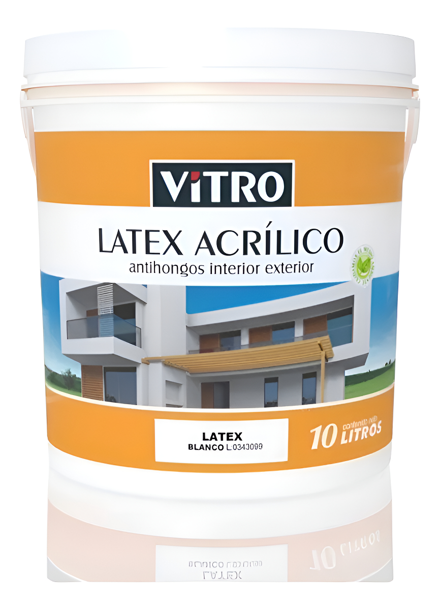Pintura Antihongos Vitro Latex Acrilico 18l