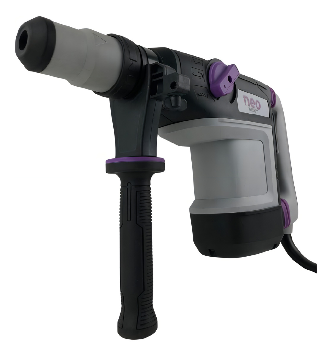 Rotomartillo Industrial 45mm En Valija Neo Next- Rm1245/220k Color Gris Frecuencia 50 Hz X 60 Hz - Imagen 2