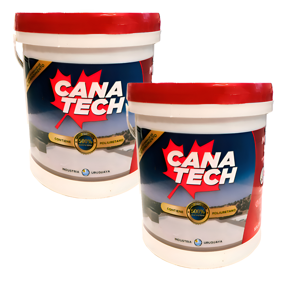 Pennsylvania Canatech Membrana Liquida Con Poliuretano 20 + 20 Kg Colores