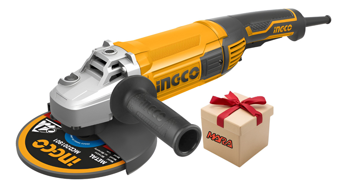 Amoladora Angular Ingco Ag200018 De hz 2000w + Regalo !