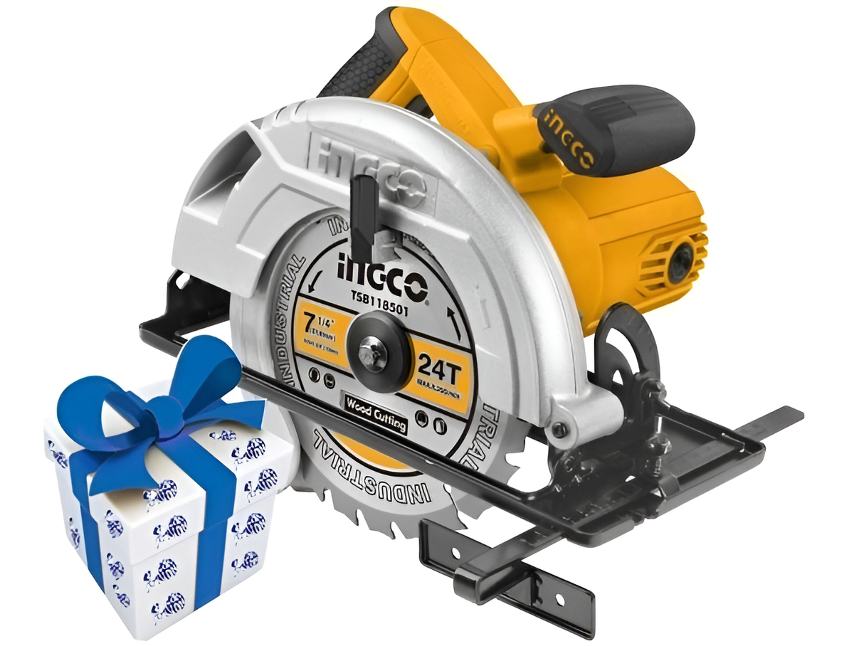 Sierra Circular 7 1/4 1400w Ingco Cs18538 - Imagen 2