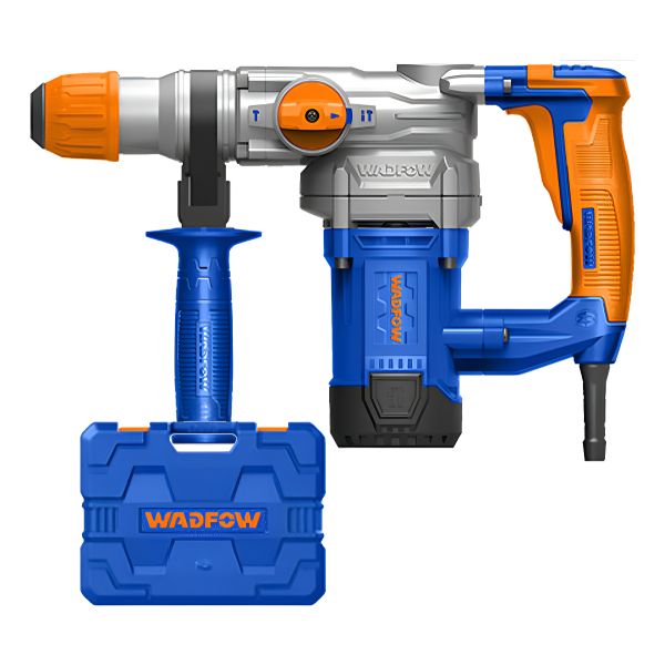 Rotomartillo Wadfow 1050w 4.5j Sds Plus + Maleta Color Azul - Imagen 4