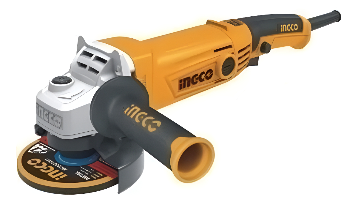 Ff Amoladora Angular Velocidad Variable 4 1/2  Ingco 1010w Indus Color Naranja Frecuencia 50 Hz/60 Hz