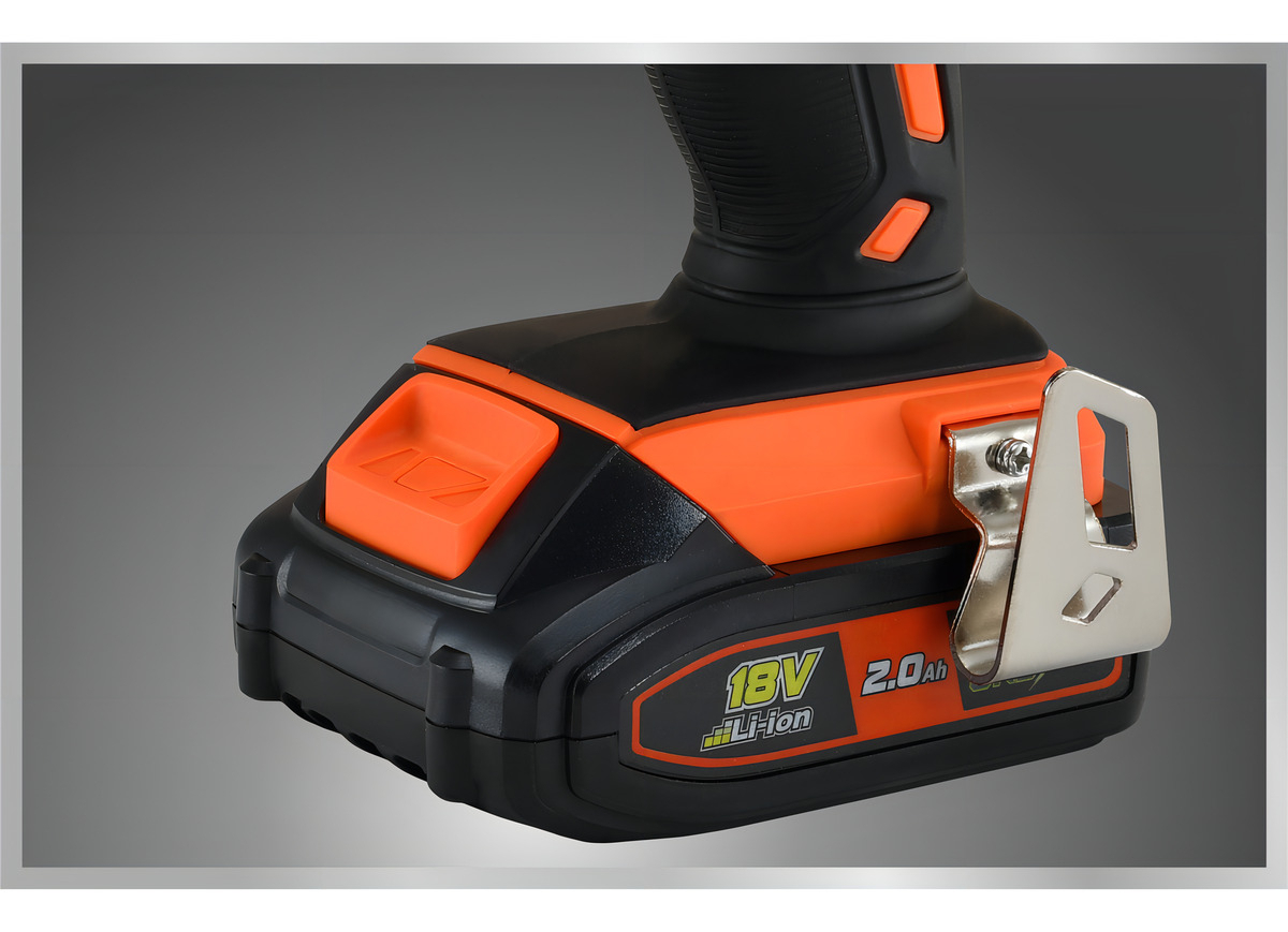 Taladro Atornillador Inalambrico 18v Dowen Pagio Bateria One Color Naranja Frecuencia 50 Hz - Imagen 6