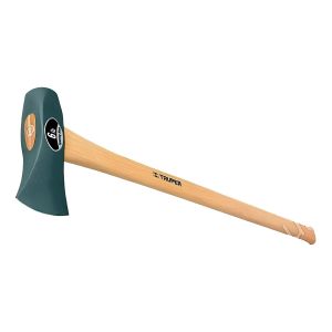 Hacha De Rajar 6lb Cabo Madera Astilla Leña Truper