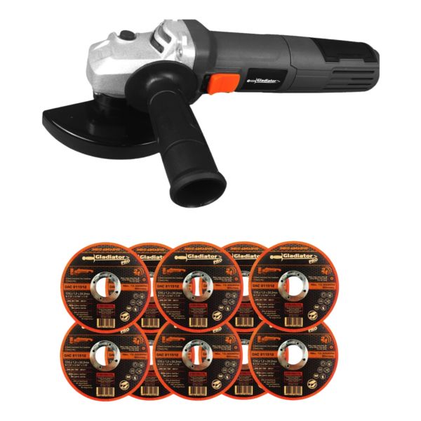 Soldadora 200amp + Amoladora + Máscara Soldar Gladiator Mara - Imagen 4