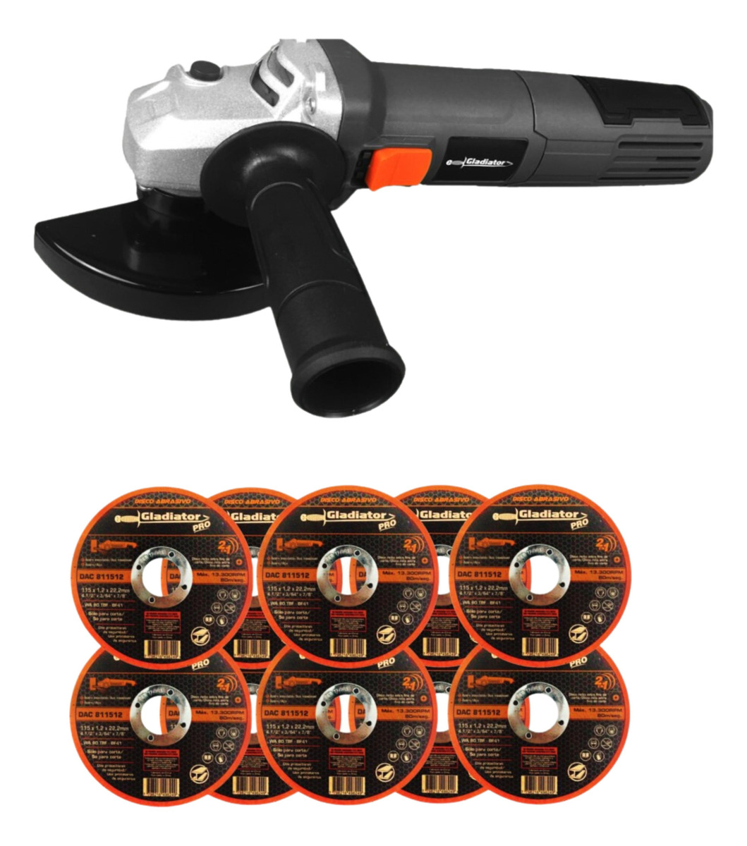 Soldadora 200amp + Amoladora + Máscara Soldar Gladiator Mara - Imagen 4