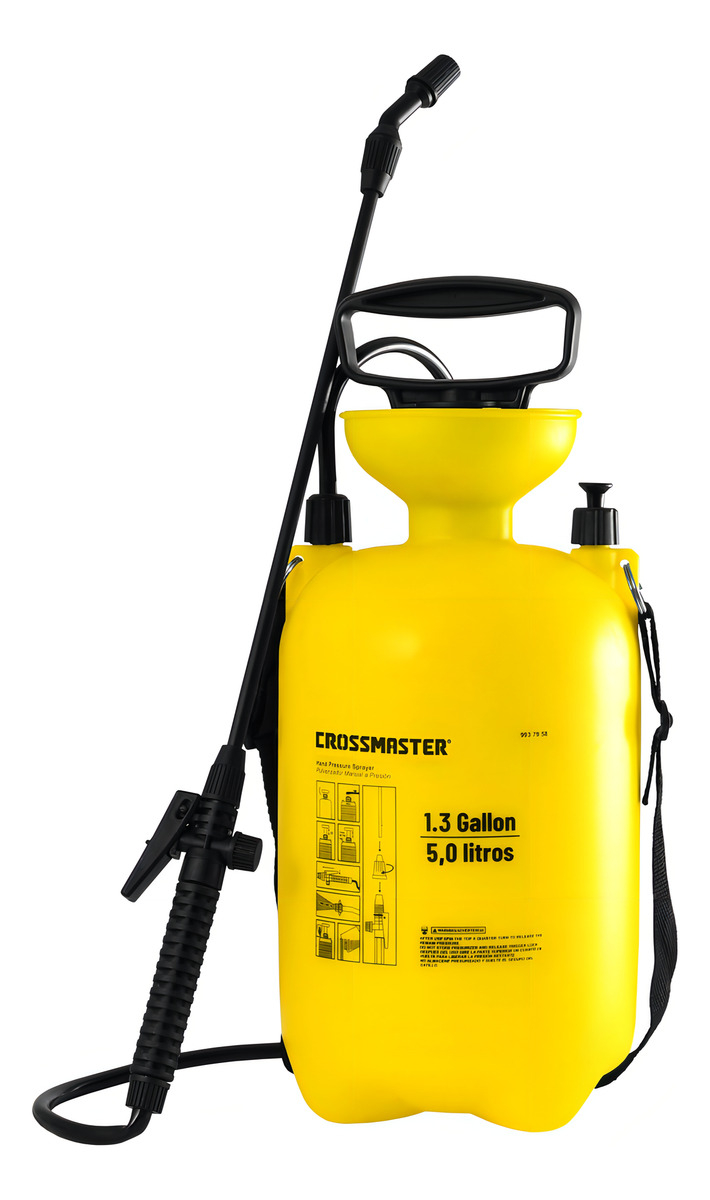 Pulverizador Atomizador Crossmaster Manual A Presión 5l Color Amarillo