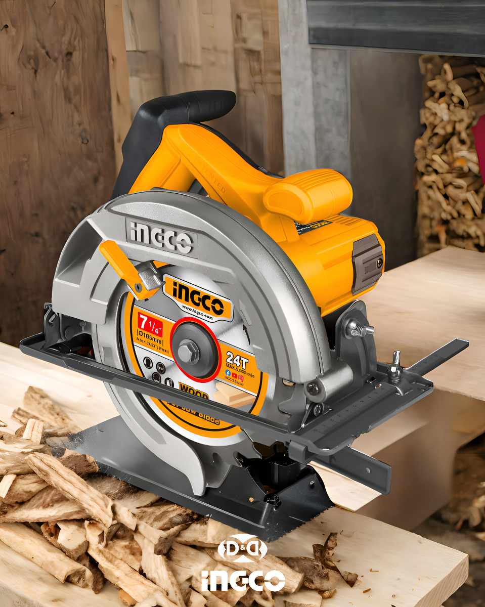 Sierra Circular 7 1/4 1400w Ingco Cs18538 - Imagen 8