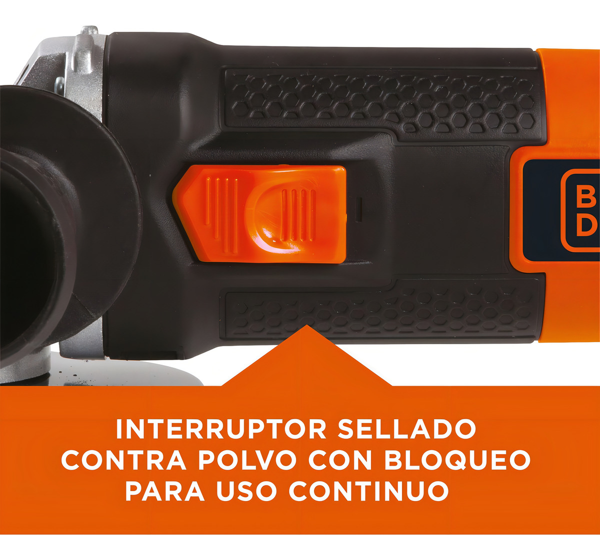 Miniamoladora Angular Black+decker G720n Color Naranja 820 w 220 v + Accesorio - Imagen 6