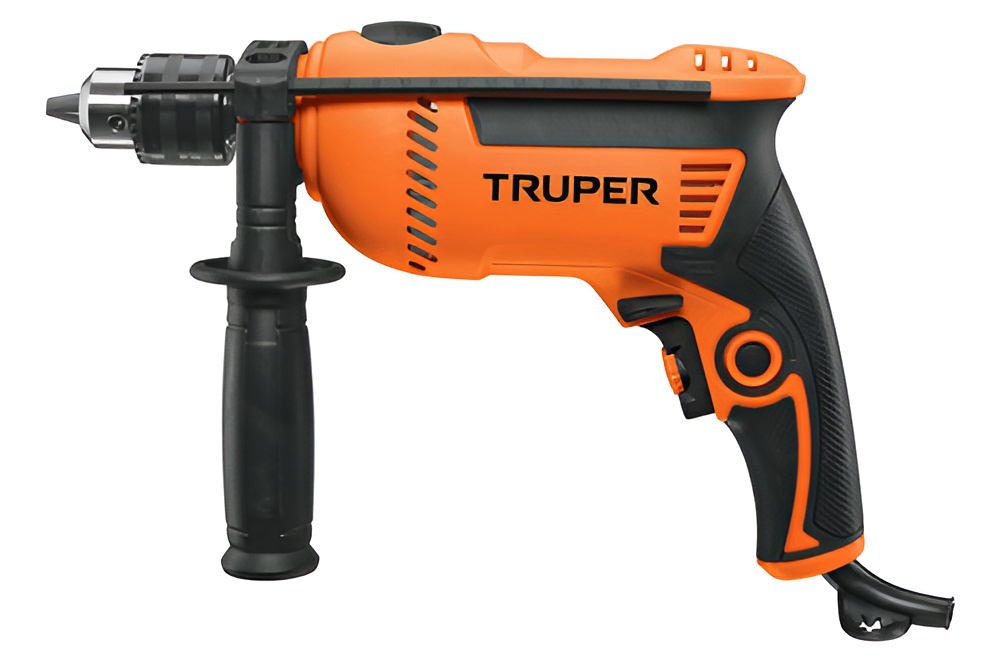 Taladro Percutor 1/2'' Profesional Truper 700w Color Gris