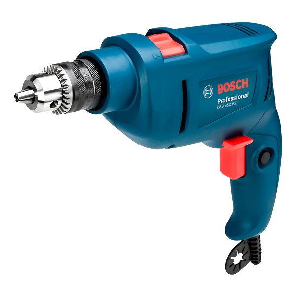 Taladro Percutor Atornillador Eléctrico De 10mm Bosch Gsb 450 450w + 0 Baterías De 0mah + Accesorio Con Caja De Cartón 50hz - Imagen 2