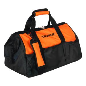Maleta Flexible Portaherramienta De 18 . Truper Male-18 Negro Y Naranja
