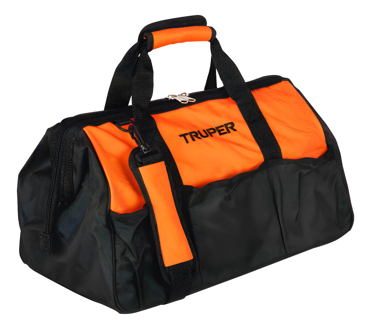 Maleta Flexible Portaherramienta De 18 . Truper Male-18 Negro Y Naranja