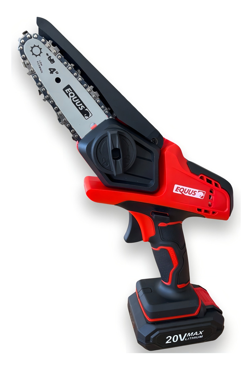 Mini Motosierra Inalámbrica Equus 4 20v Color Rojo - Imagen 2