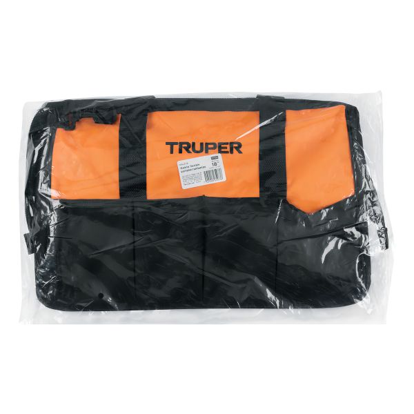 Maleta Flexible Portaherramienta De 18 . Truper Male-18 Negro Y Naranja - Imagen 3