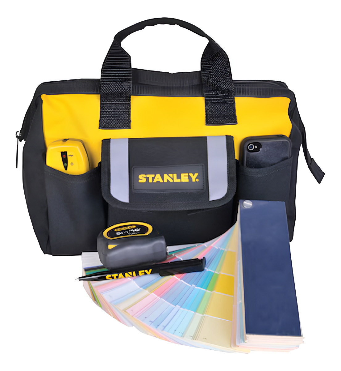 Stanley Stst512114 - Bolsa Para Herramientas (12 Bolsillos), Color Negro Y Amarillo - Imagen 5
