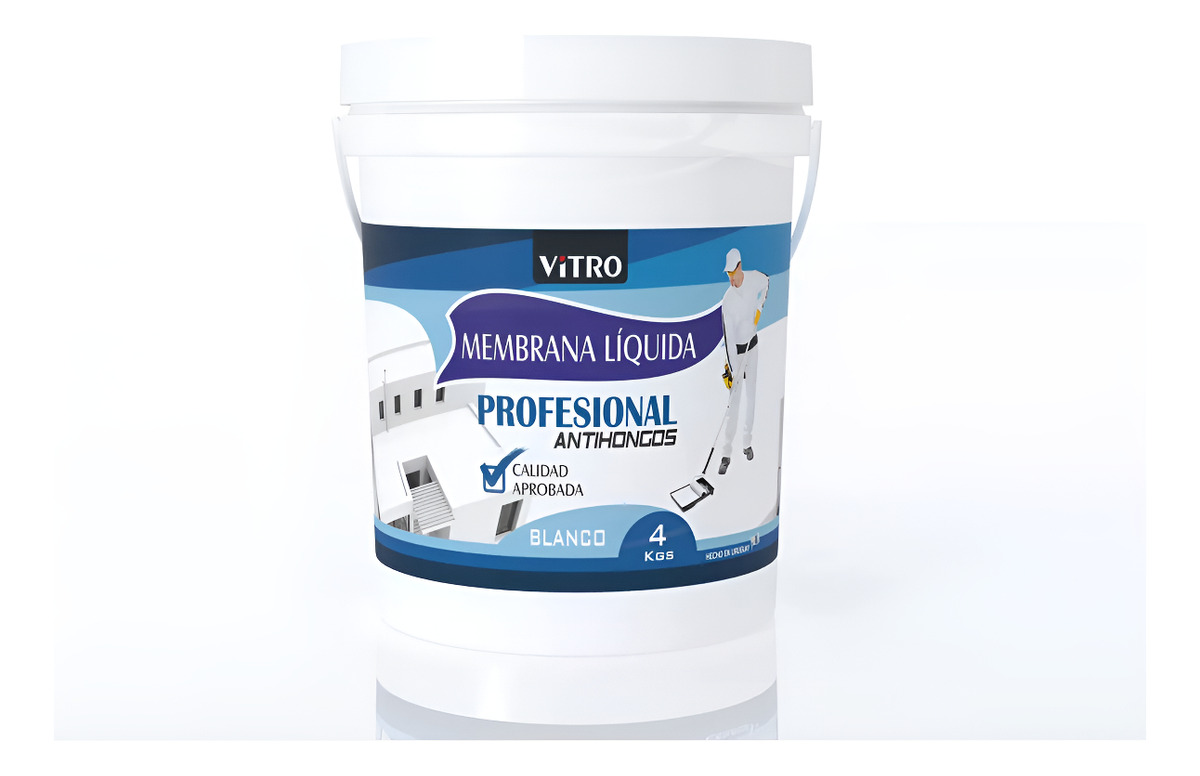 Membrana Líquida Profesional 20kg Para Techo Vitro