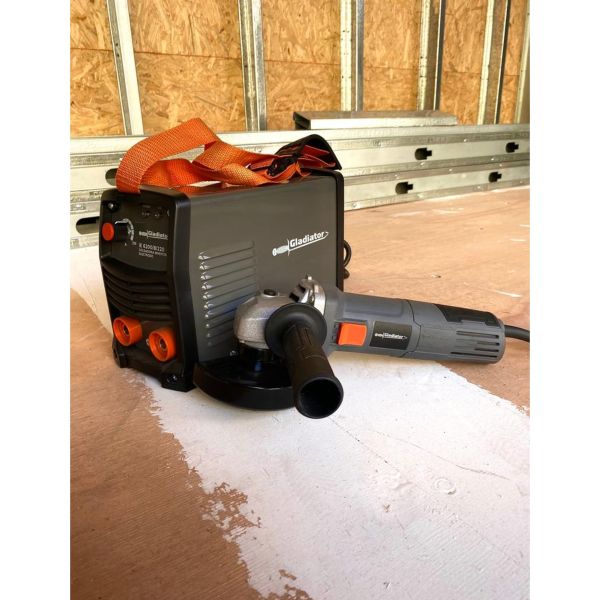 Soldadora 200amp + Amoladora + Máscara Soldar Gladiator Mara - Imagen 3