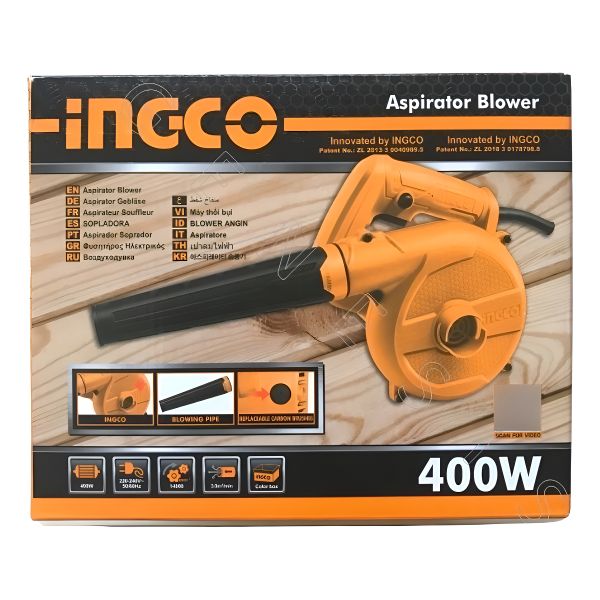 Sopladora Aspiradora Ingco 400w Ab4018 - Imagen 5