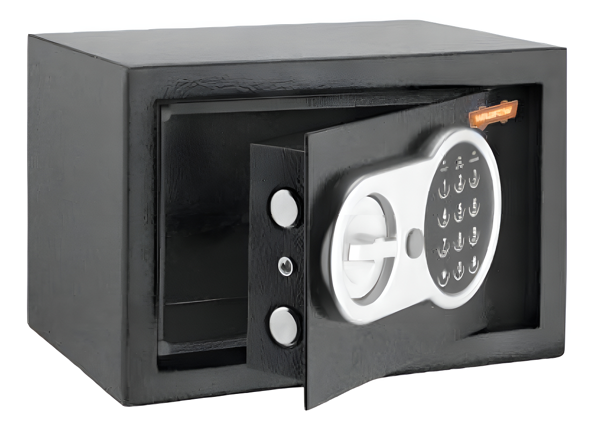 Caja Fuerte Digital 7l Wadfow Web1518 Color Negro