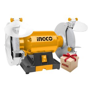 Ff Amoladora De Banco Ingco 8'' 350w 1/2hp Bg83502 + Regalo