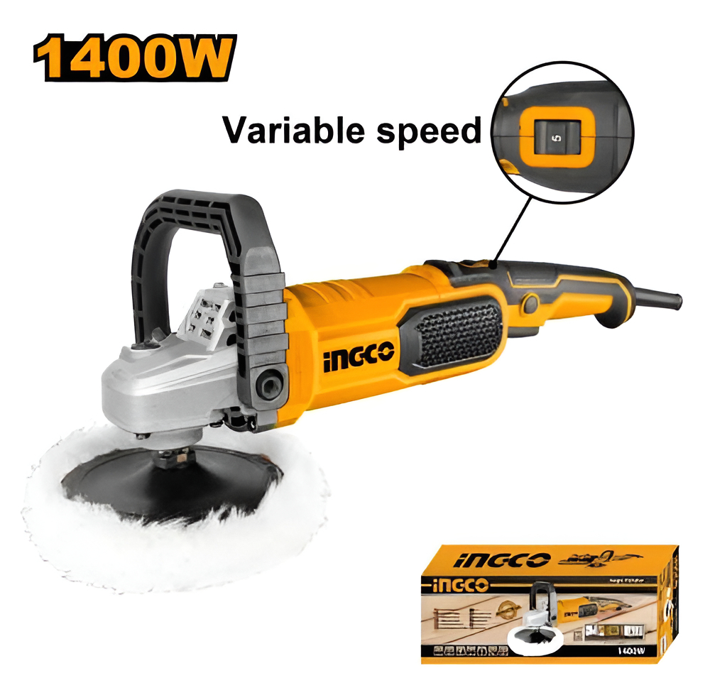 Lustra Pulidora 1400w Vel Regulable Ingco Ap140016 - Imagen 2