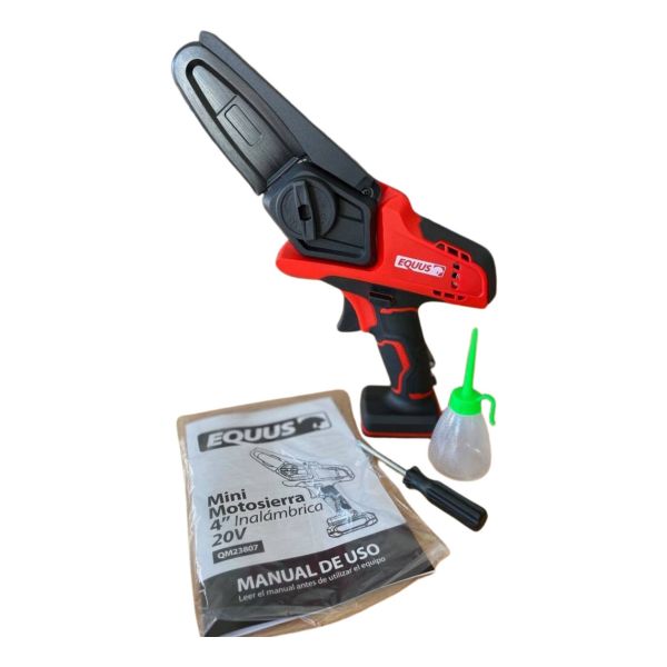 Mini Motosierra Inalámbrica Batería 20v Equus + Regalo! - Imagen 3