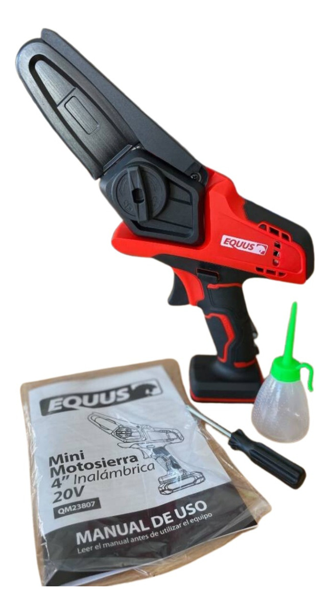 Mini Motosierra Inalámbrica Batería 20v Equus + Regalo! - Imagen 3
