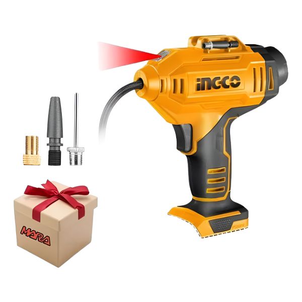 Inflador Compresor 20v P20s S/bat Ingco Cacli2018 + Regalo
