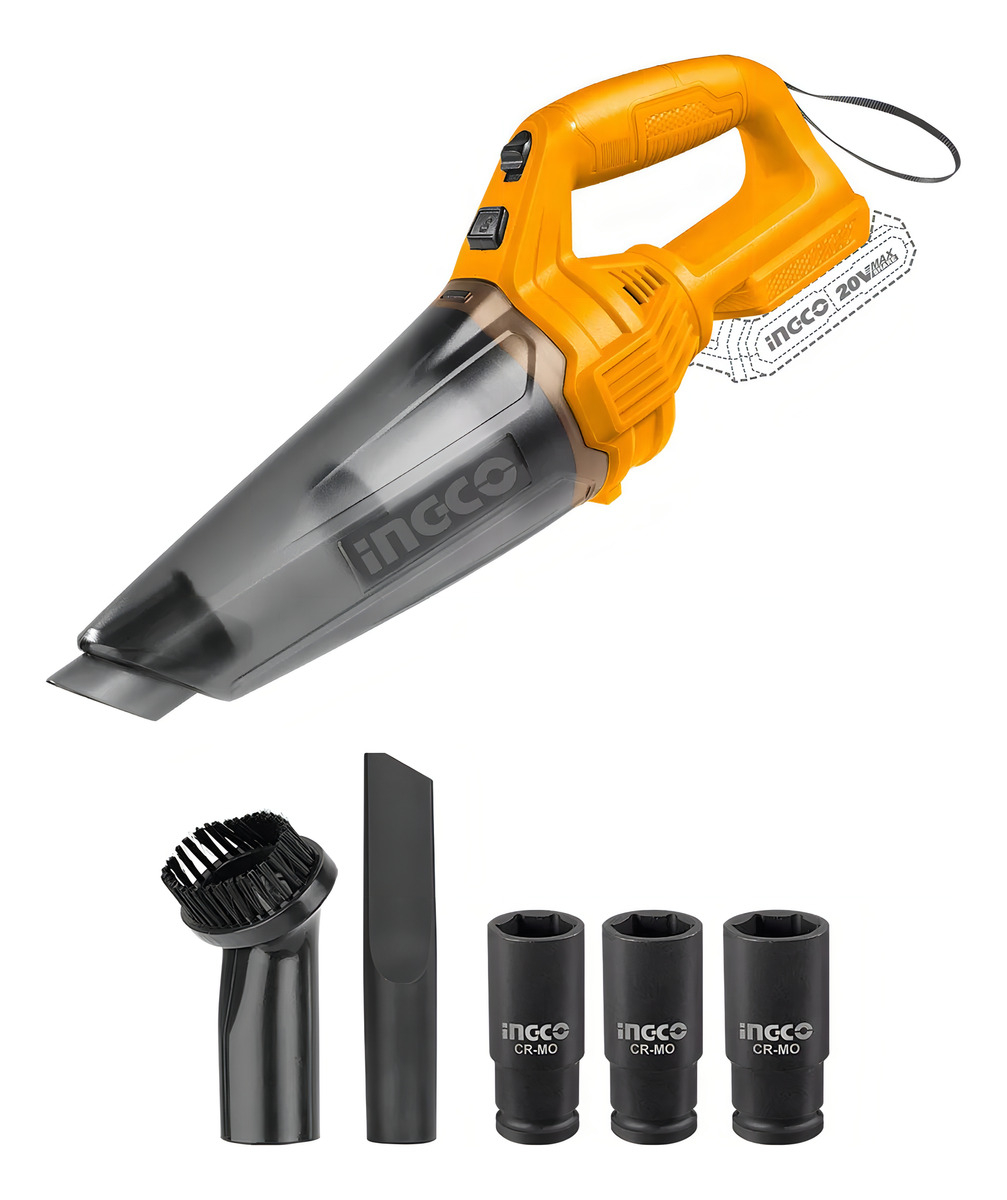 Kit Llave Impacto + Esmeril + Aspiradora Ingco Cosli240789 - Imagen 3