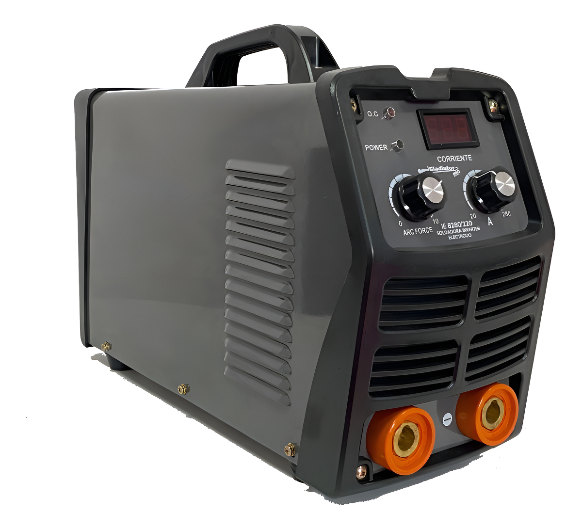 Soldadora Inverter Electrodo Gladiator Pro Ie8280/220 Color Gris Frecuencia 50-60hz