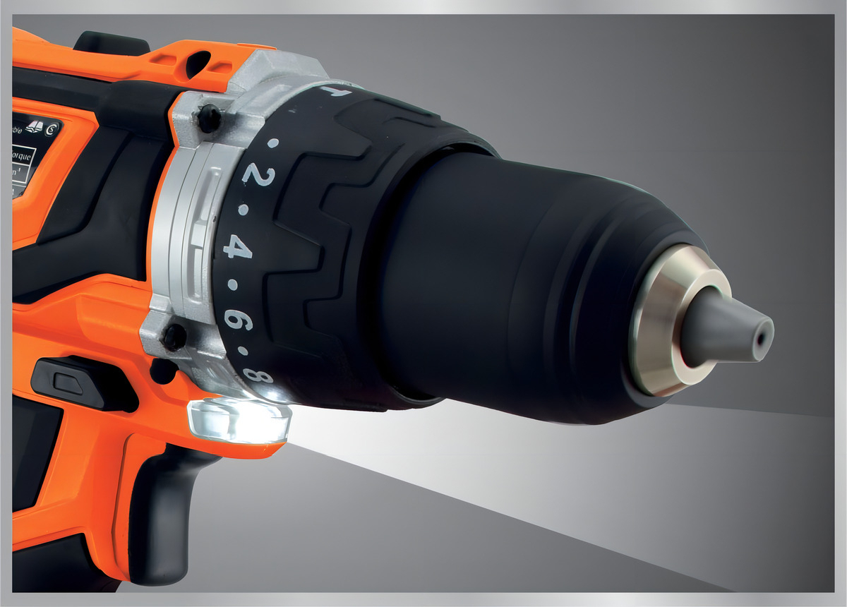 Taladro Atornillador Inalambrico 18v Dowen Pagio Bateria One Color Naranja Frecuencia 50 Hz - Imagen 9