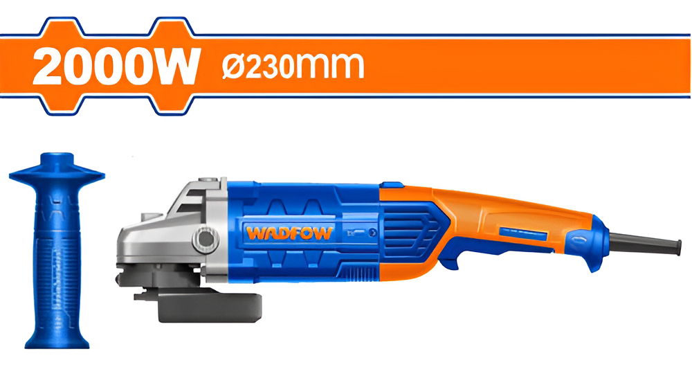 Amoladora Angular 9 2000w Wadfow Wag852001 - Smf Color Azul - Imagen 2
