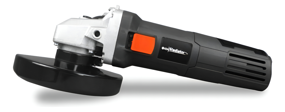 Amoladora Angular 115mm 800w Con 5 Discos Gladiator Color Gris - Imagen 5