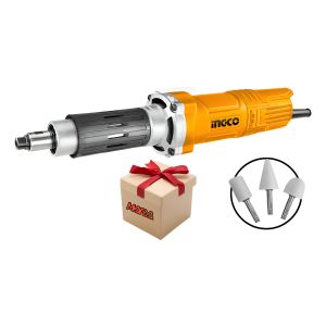 Amoladora Recta Pdg5501 550w 6mm Ingco Mara + Regalo
