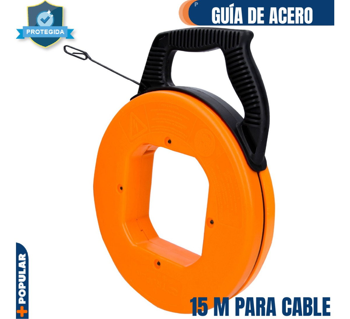Guía Para Cable, 15 Mts Fabricada En Acero Sk5 - Imagen 2
