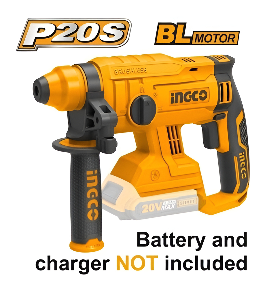 Rotomartillo Inalámbrico Industrial 1.5 J Crhli2201 Color Naranja Claro