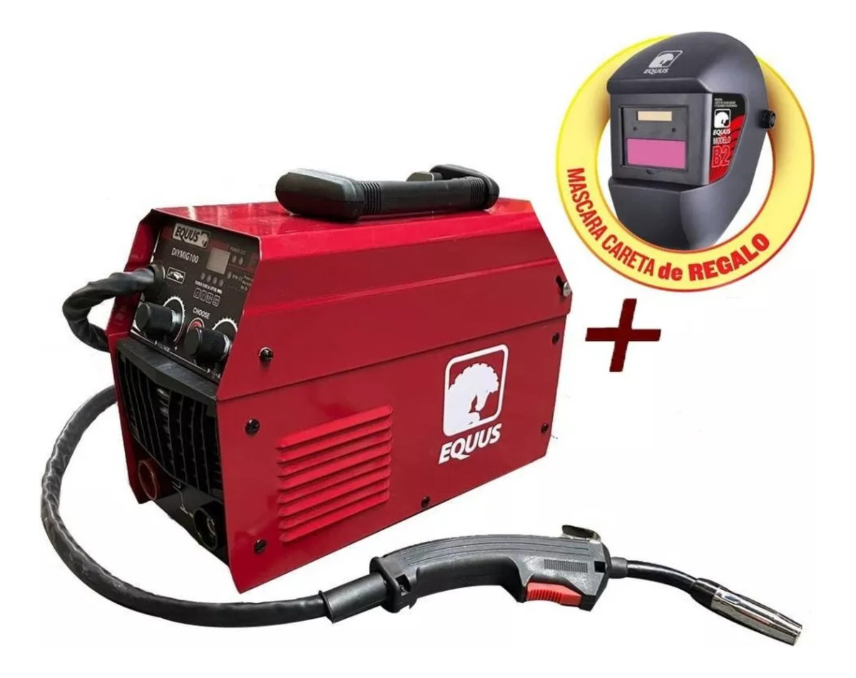Soldadora Mig Equus Inverter 3en 1 100a + Masc + 1kg Alambre - Imagen 3
