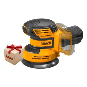 Lijadora Roto Orbital 20v Ingco 125mm Inalámbrica + Regalo !