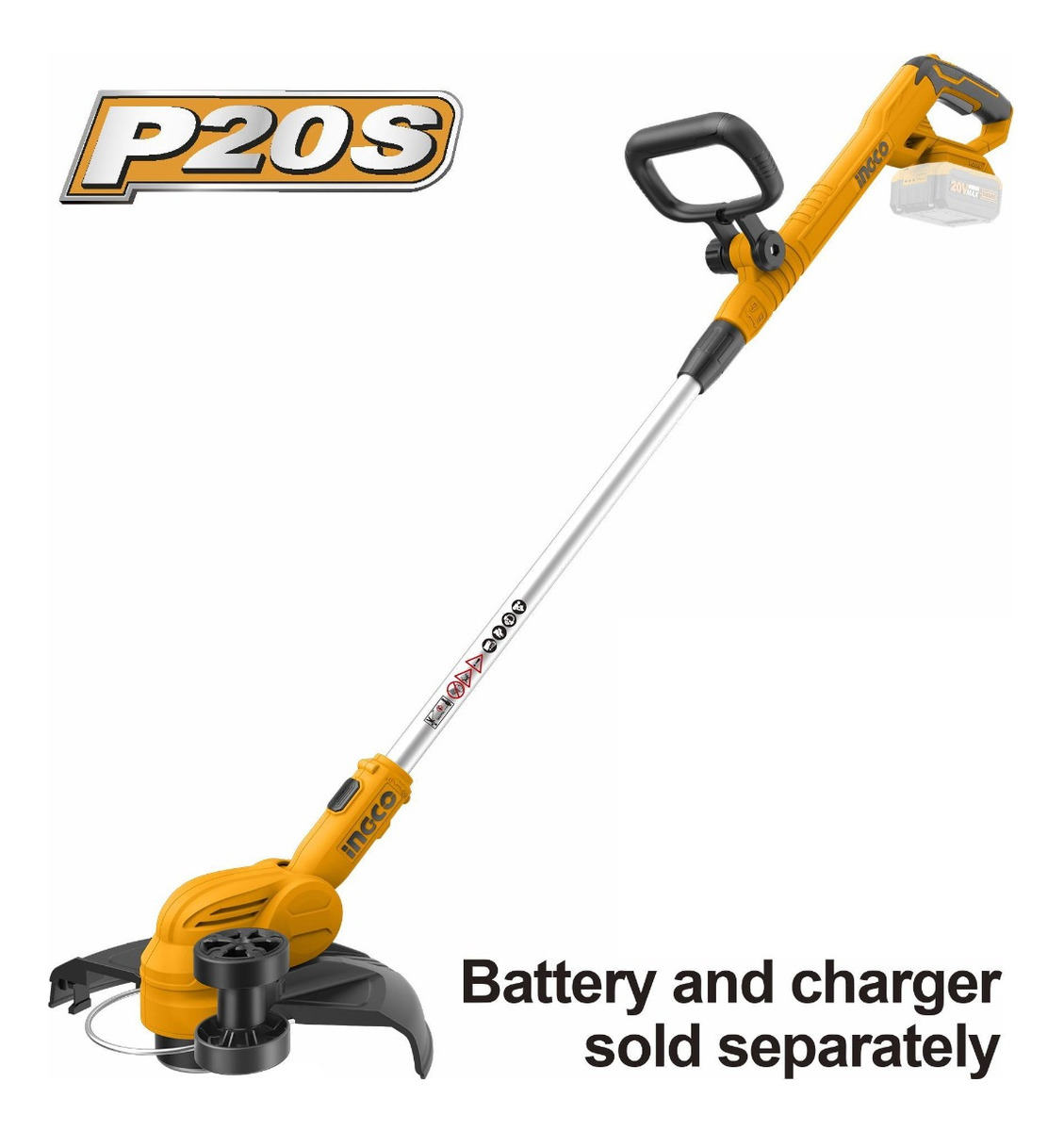 Bordeadora Bateria 20v P20s Ingco Cgtli20328 + Regalo - Imagen 3