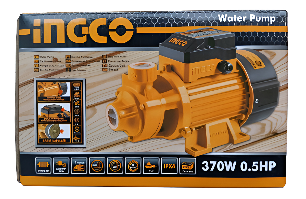 Bomba Periférica Ingco 1/2hp 35m Caudal 35l/min Vpm3701-ynte - Imagen 4
