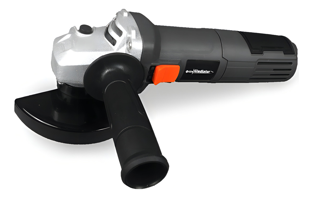 Amoladora Angular 115mm 800w Con 5 Discos Gladiator Color Gris - Imagen 4