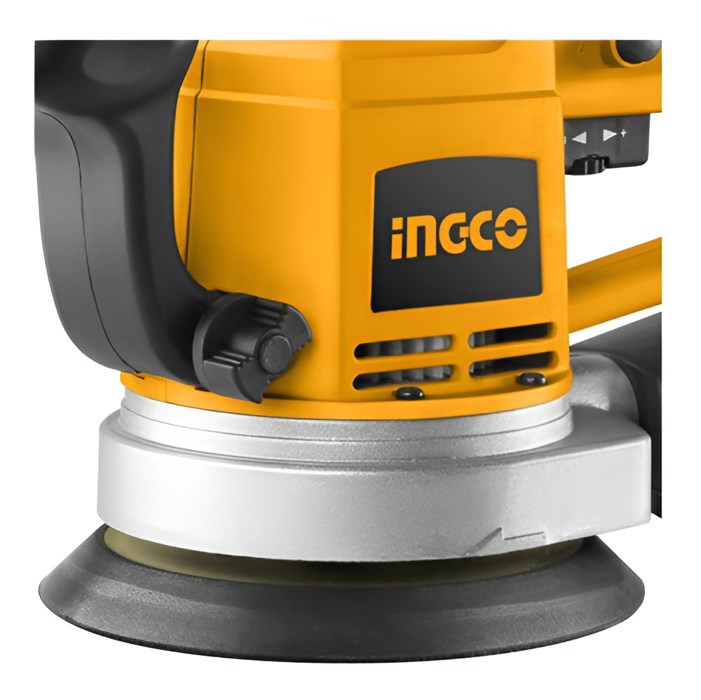 Lijadora Roto Orbital 450w Lijas Ingco Rotativa Madera Metal Color Amarillo - Imagen 8