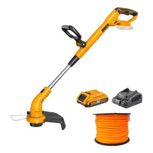 Bordeadora 20v C 1 Bat Y Cargador Ingco + 20mt De Tanza